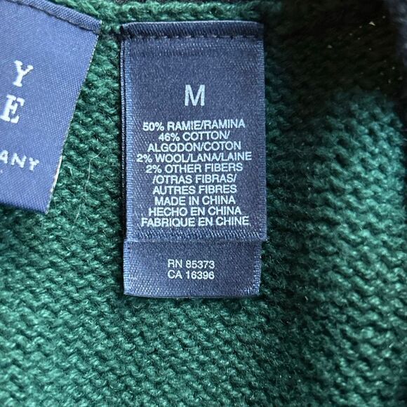 Crazy Horse Liz Claiborne Christmas Vest Medium Green with red accents - Picture 9 of 9